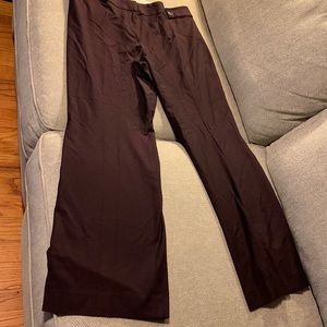 Loft size 8 petite wine dress work pants very flattering